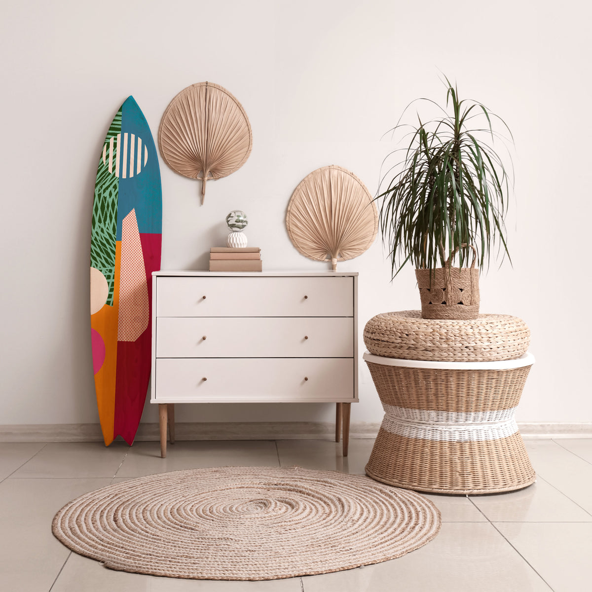 VIVID VIBES Surfboard Decorative Panel