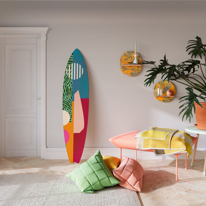 VIVID VIBES Surfboard Decorative Panel