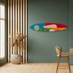 VIVID VIBES Surfboard Decorative Panel