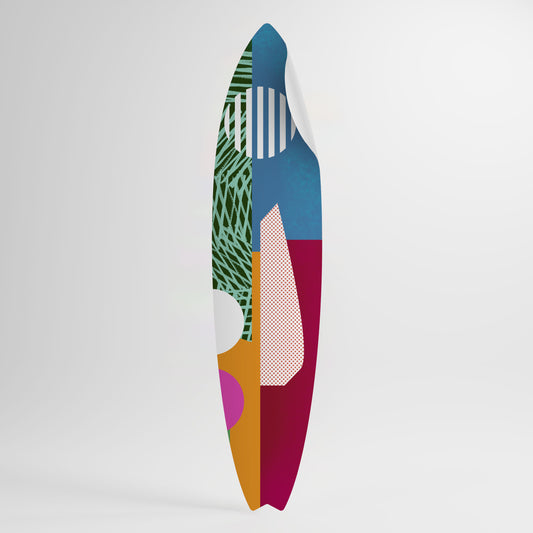 VIVID VIBES Αυτοκόλλητη Αφίσα "Surf"
