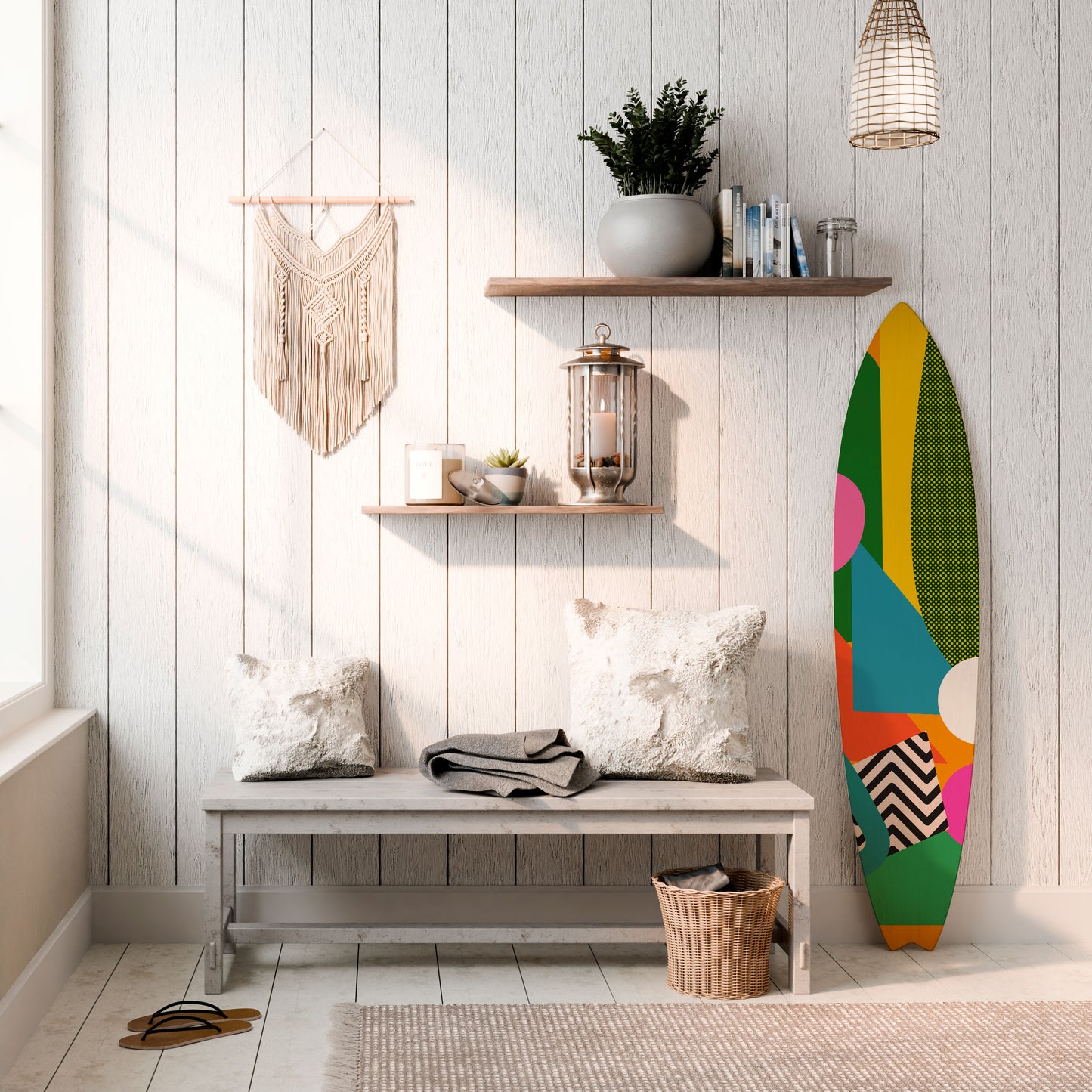 RADIANT HUES Διακοσμητική σανίδα Surf