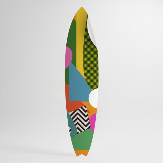 RADIANT HUES Αυτοκόλλητη Αφίσα "Surf"