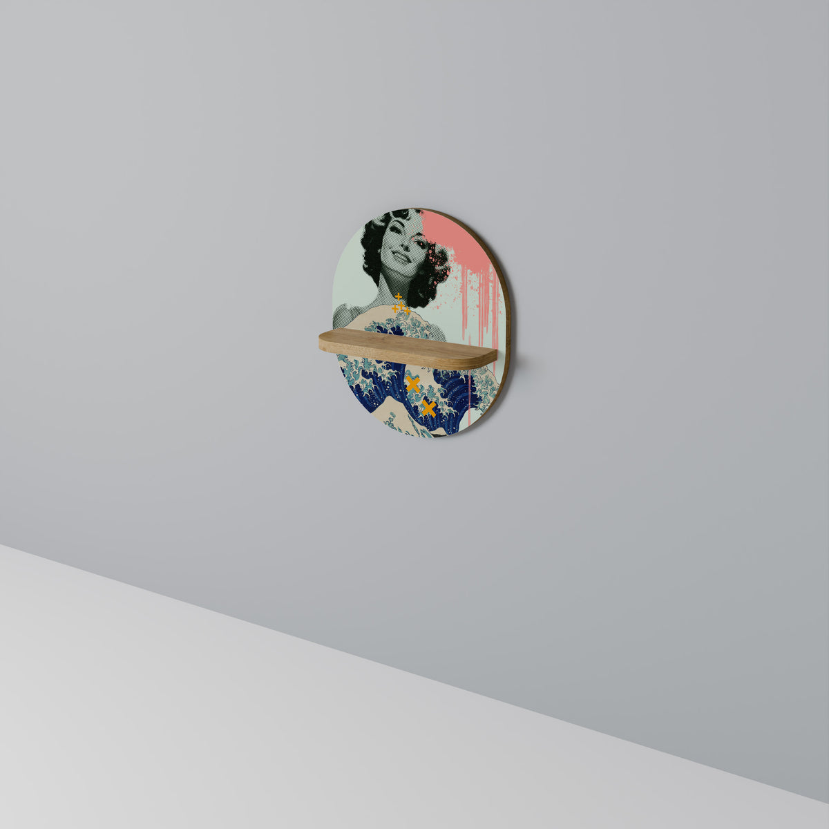 KANAGAWA BEAUTY Διακοσμητικό Ράφι Art Shelf