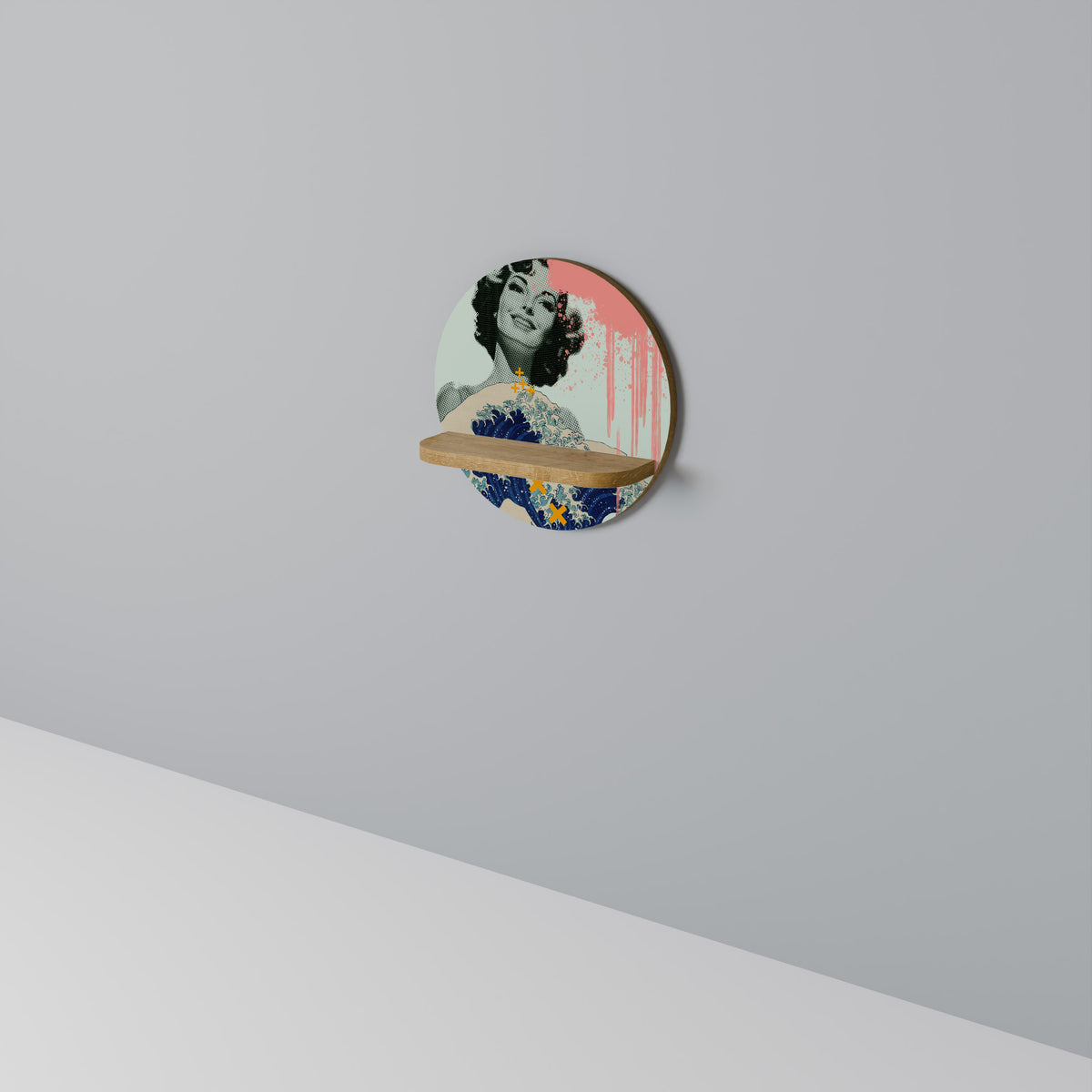 KANAGAWA BEAUTY Διακοσμητικό Ράφι Art Shelf