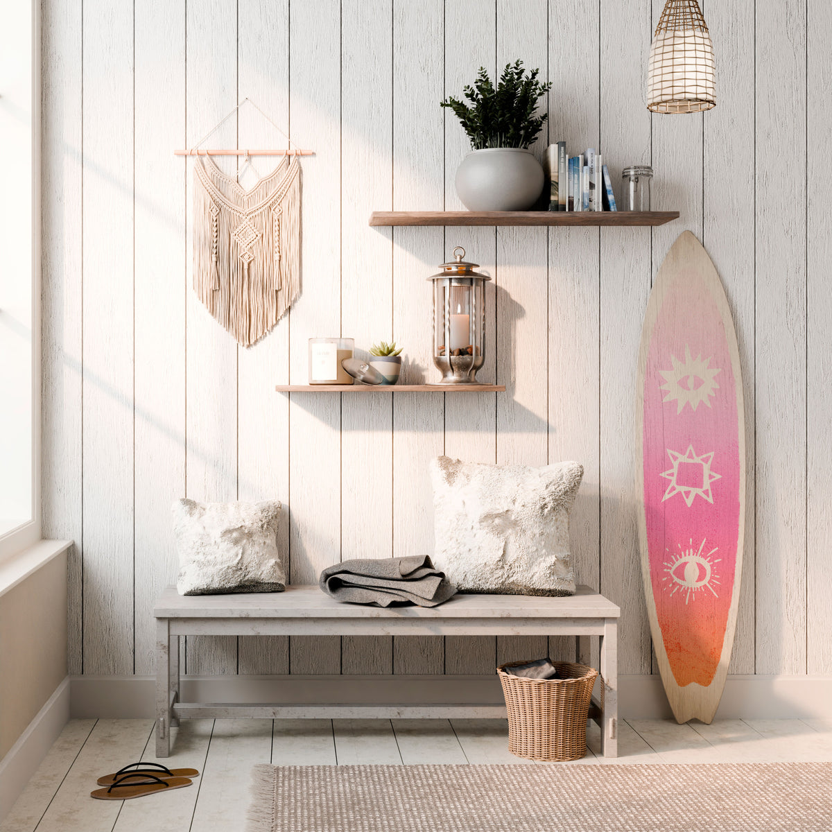 DAZZLING DESIGN Διακοσμητική σανίδα Surf