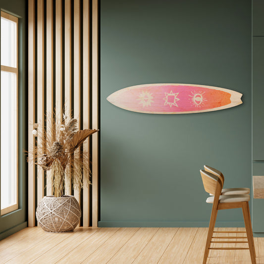 DAZZLING DESIGN Surfboard Decorative Panel