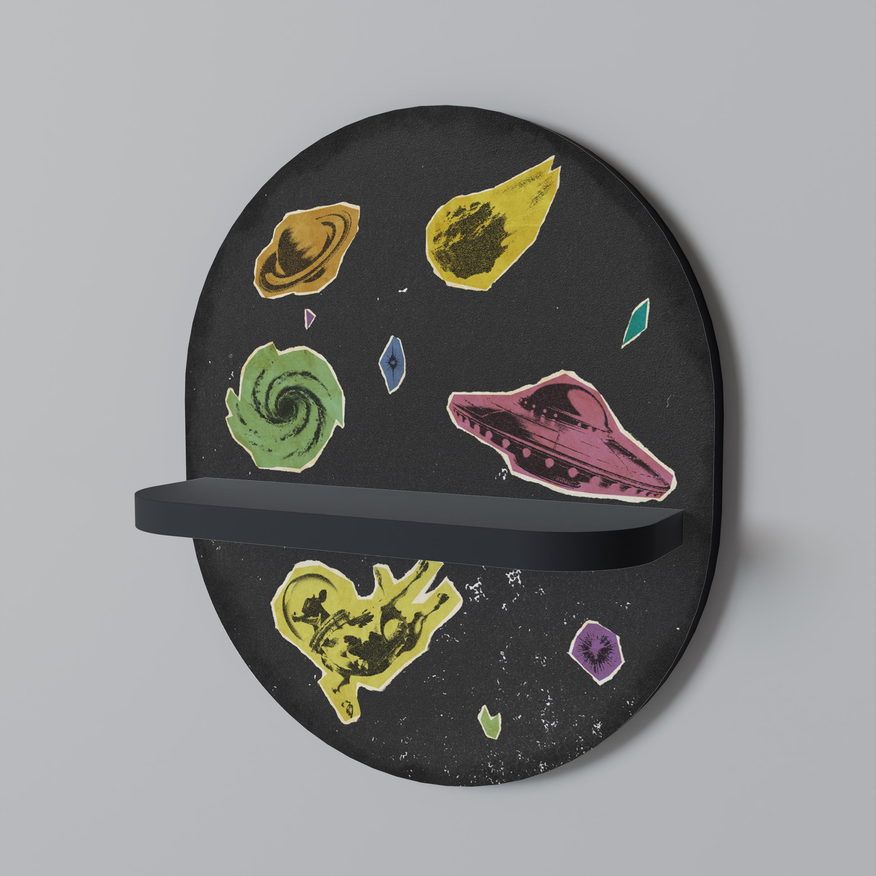 Οβάλ Ράφι GALAXY MORSEL σε Μαύρο Φινίρισμα