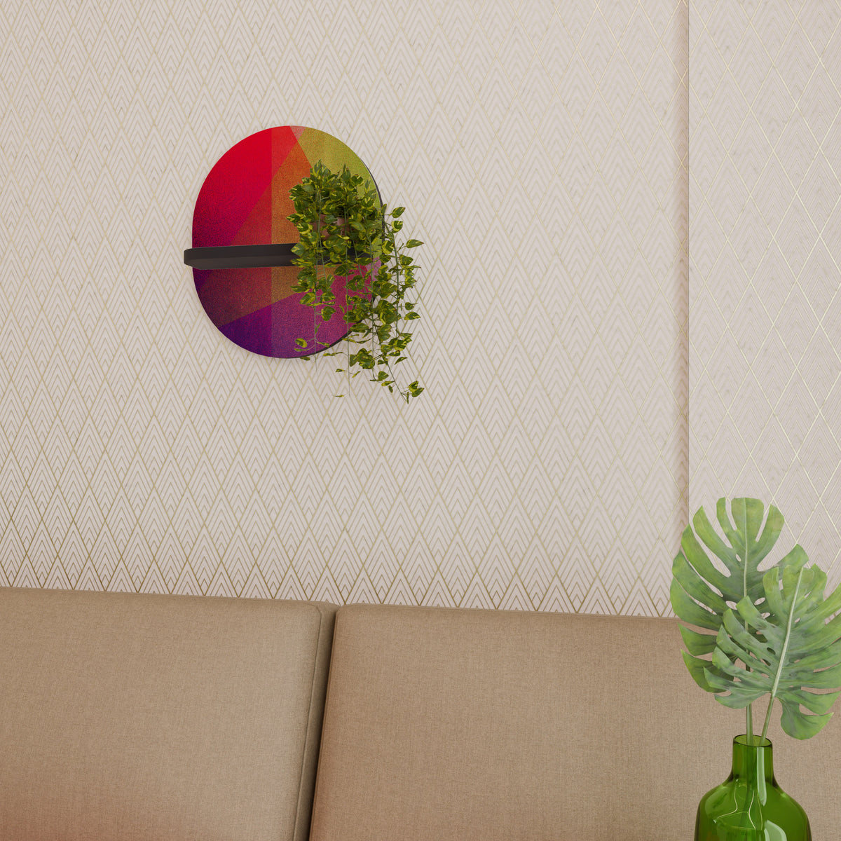 VIVID GEOMETRY Διακοσμητικό Ράφι Art Shelf