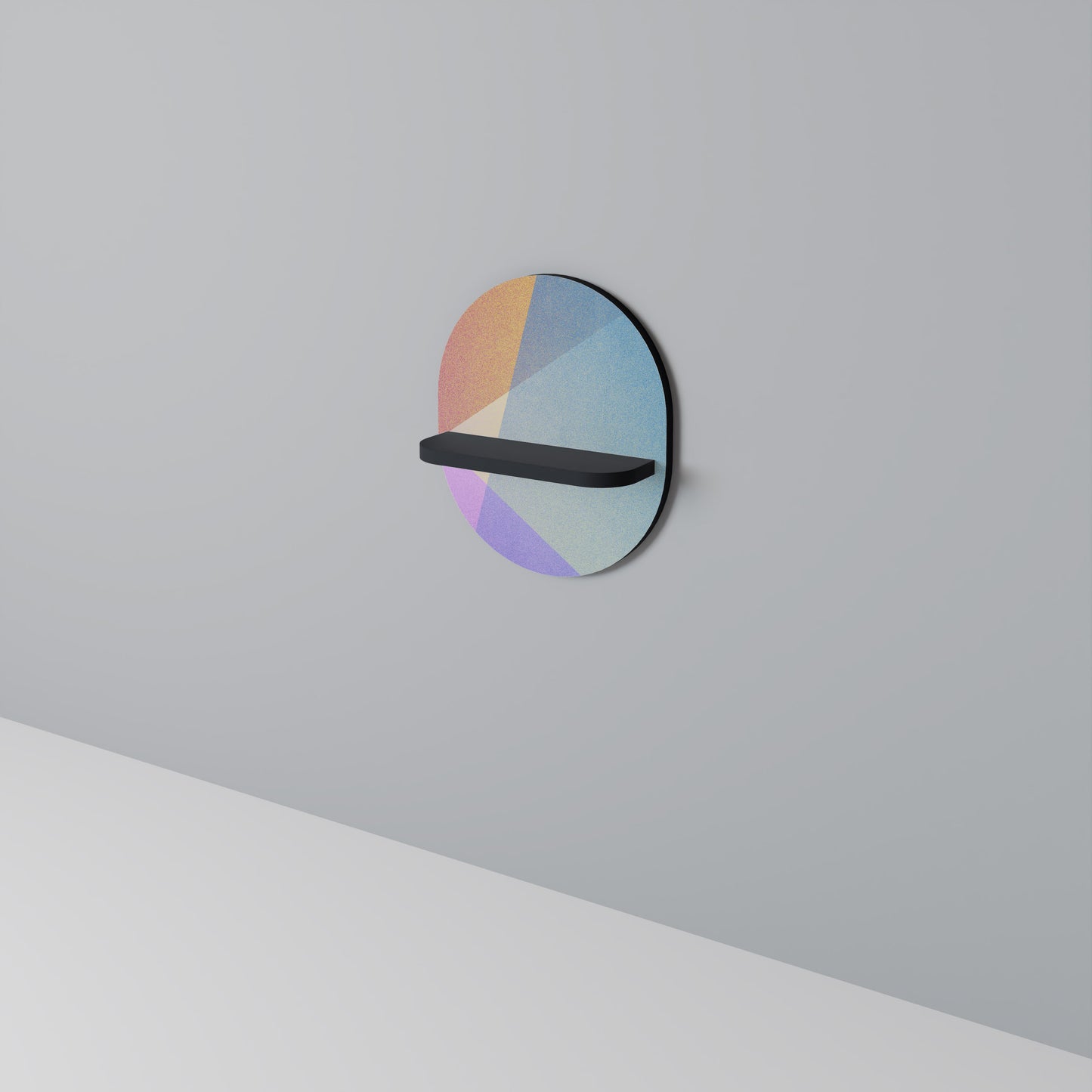 BRIGHT GEOMETRY Art Shelf