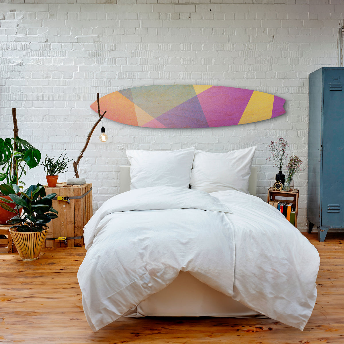 BRIGHT GEOMETRY Surfboard Decorative Panel