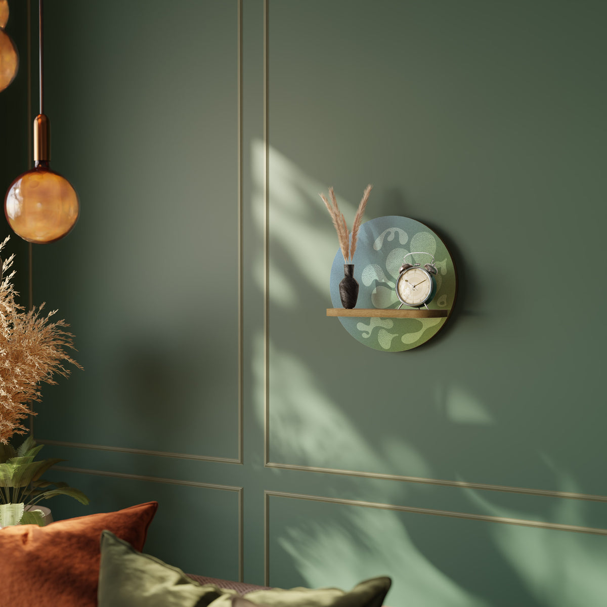 IRREGULAR BLUE Art Shelf