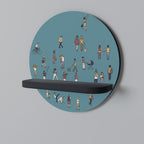 COLLECTIVE STREAM Διακοσμητικό Ράφι Art Shelf