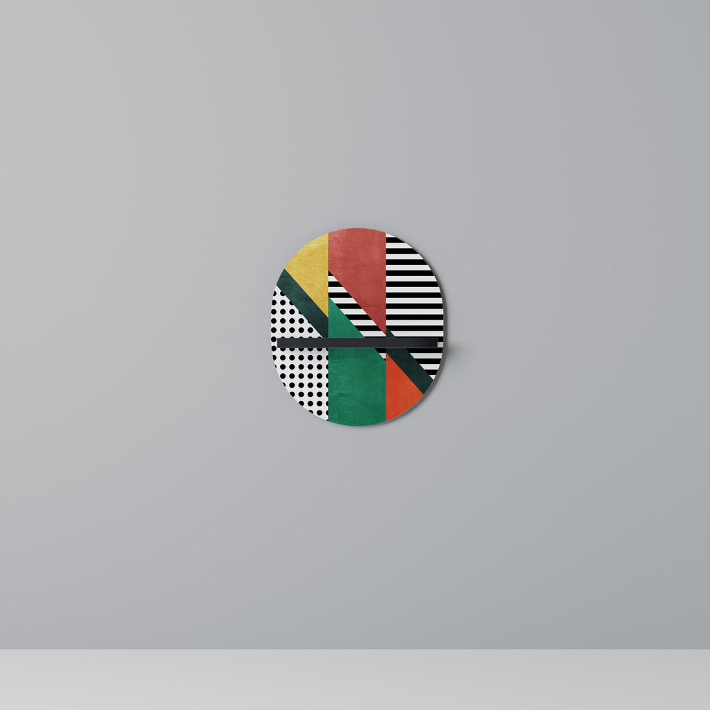 Οβάλ Ράφι Τέχνης MAKESHIFT ARTISTRY σε Μαύρο Φινίρισμα