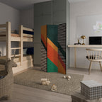 MAKESHIFT ARTISTRY Διακοσμητικό παραβάν με 3 πάνελ