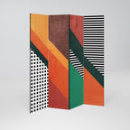 MAKESHIFT ARTISTRY 4-Panel Room Divider