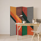 MAKESHIFT ARTISTRY 4-Panel Room Divider