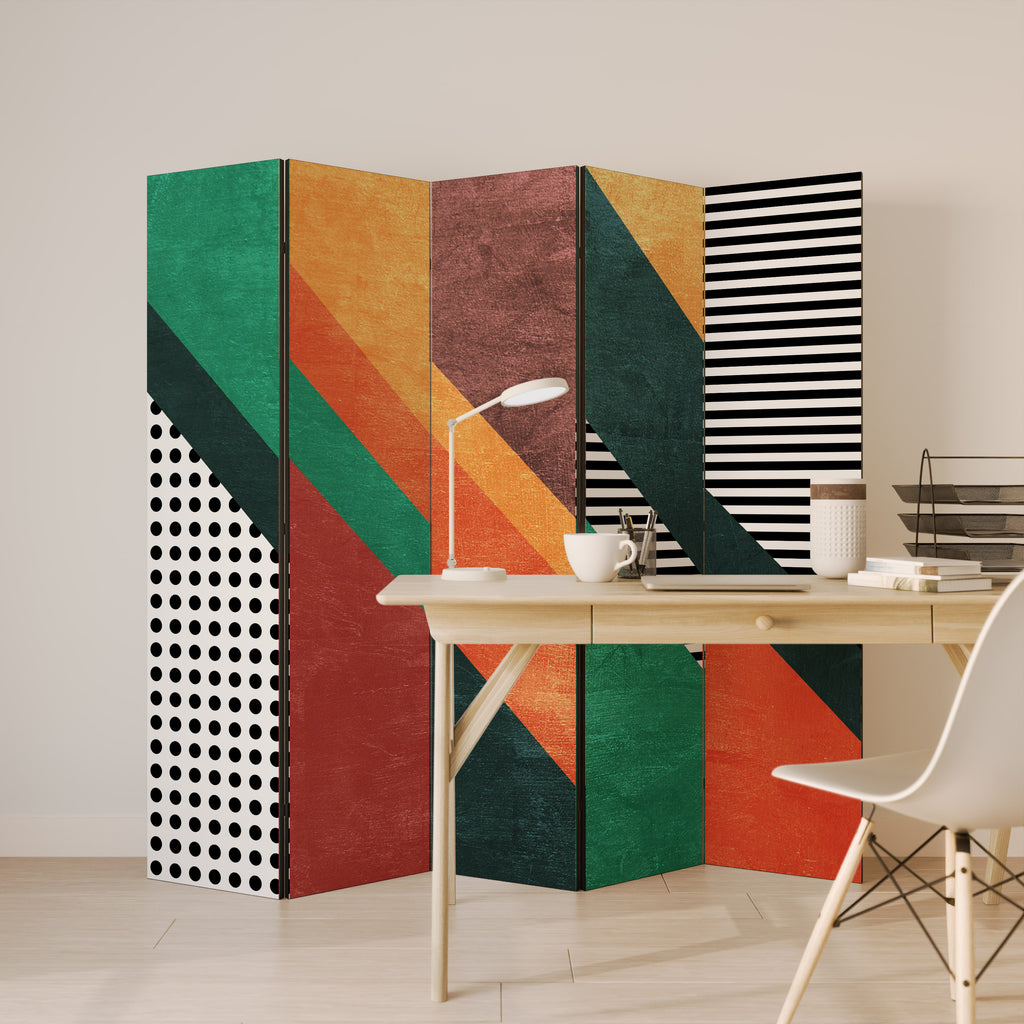 MAKESHIFT ARTISTRY Παραβάν με 5 πάνελ