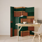 EARTHY FIGURES 4-Panel Room Divider