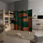 EARTHY FIGURES Παραβάν με 5 πάνελ