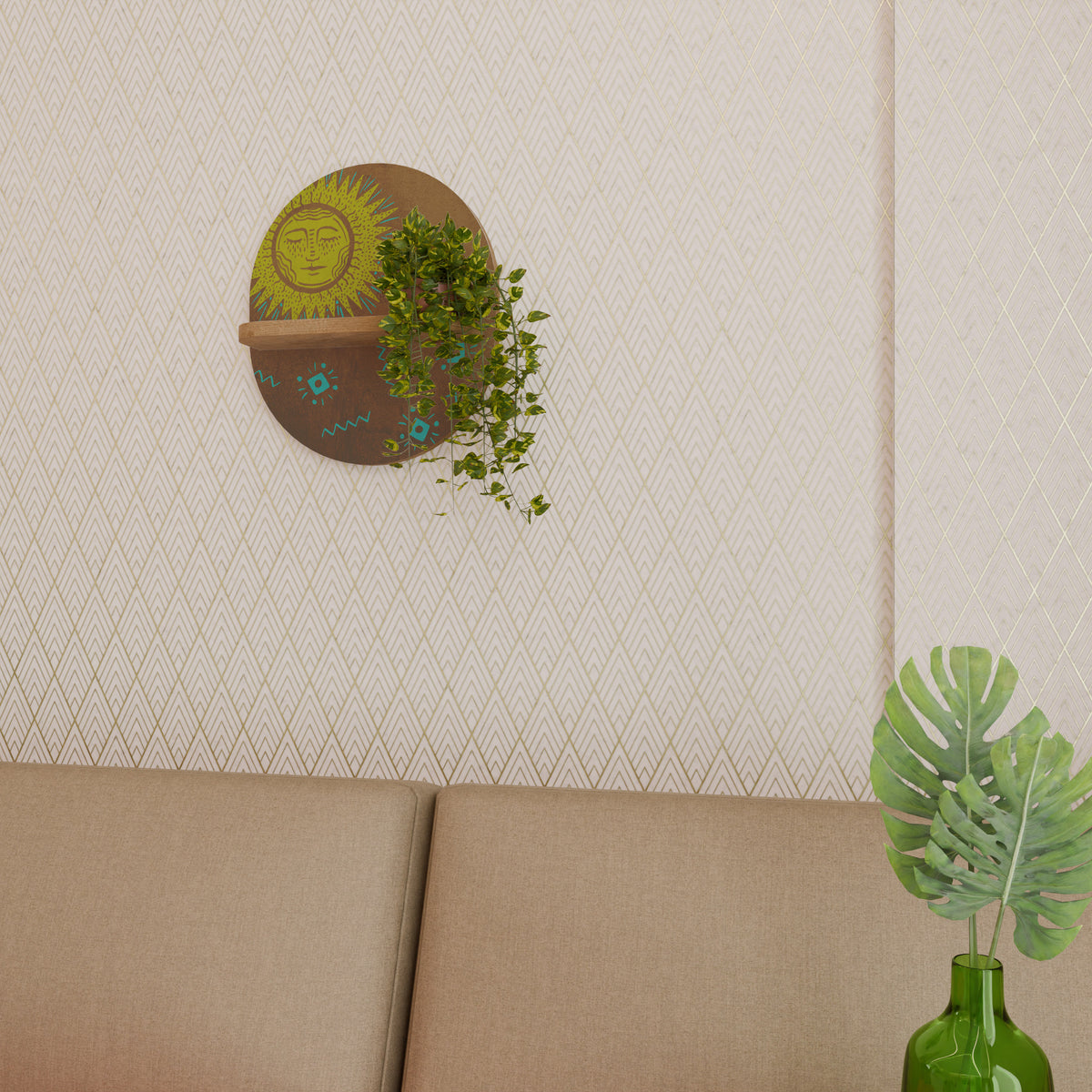 SUNSHINE PRAISE Διακοσμητικό Ράφι Art Shelf