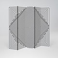POLYGON ILLUSION 5-Panel Room Divider