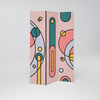 GOSSAMER ECHOES 3-Panel Room Divider