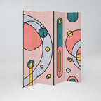 GOSSAMER ECHOES 4-Panel Room Divider