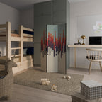 CHROMA CONTOURS Διακοσμητικό παραβάν με 3 πάνελ