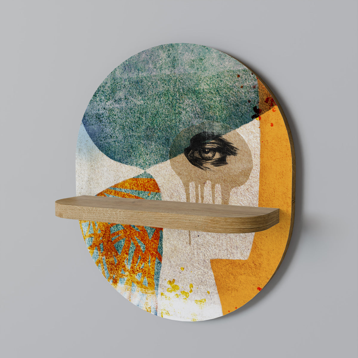 ABSTRACT FACES Διακοσμητικό Ράφι Art Shelf