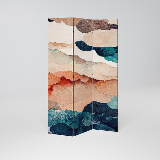 ABSTRACT LANDSCAPE Παραβάν με 3 πάνελ