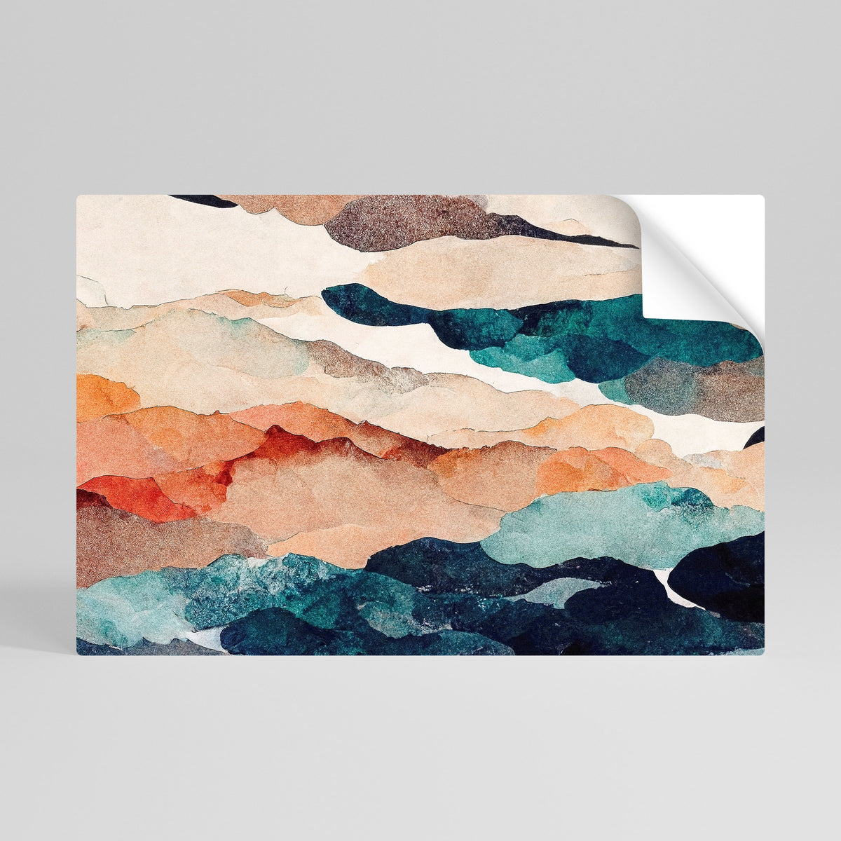 ABSTRACT LANDSCAPE Αυτοκόλλητη Αφίσα οριζόντια