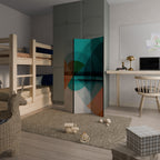 CIRCULAR RHAPSODY Διακοσμητικό παραβάν με 3 πάνελ