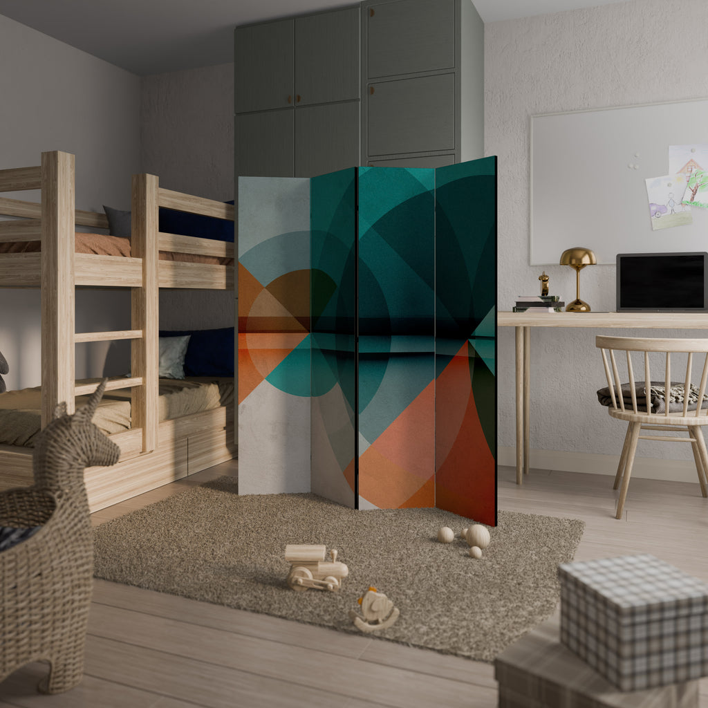 CIRCULAR RHAPSODY Παραβάν με 4 πάνελ