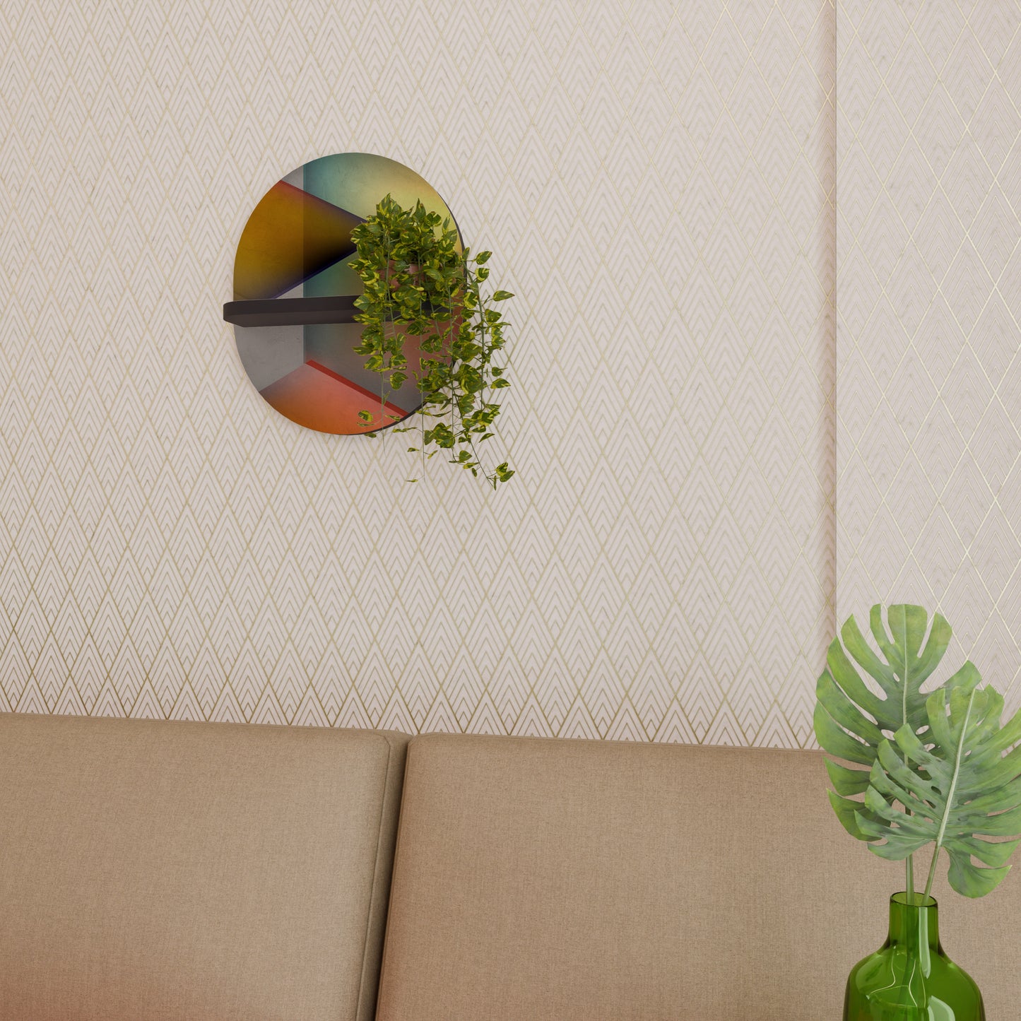PIERCING SHARPNESS Διακοσμητικό Ράφι Art Shelf