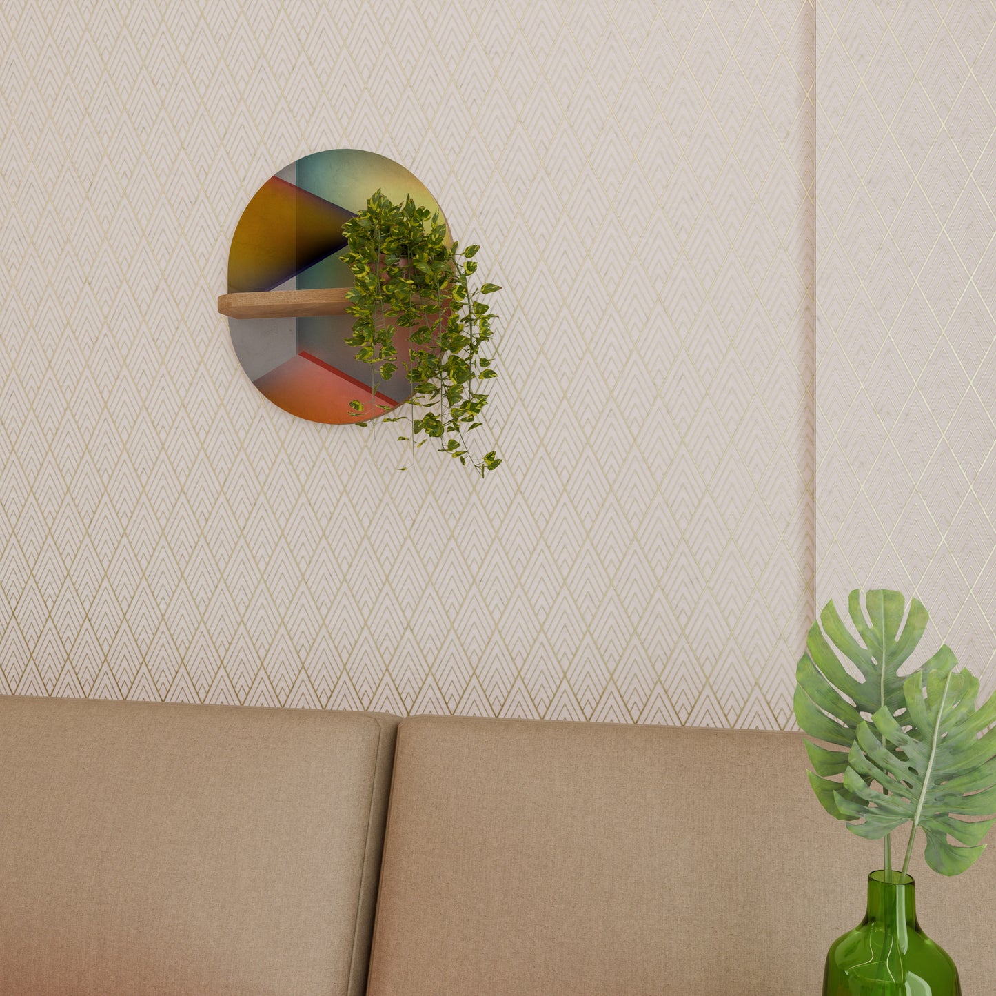 PIERCING SHARPNESS Διακοσμητικό Ράφι Art Shelf