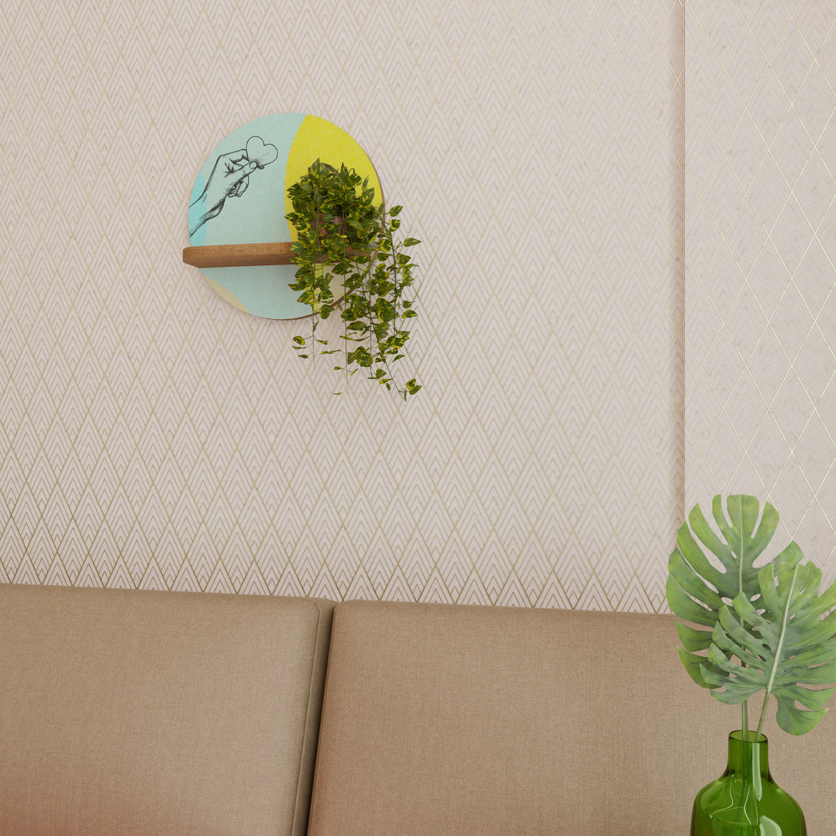 BODY LANGUAGE Διακοσμητικό Ράφι Art Shelf