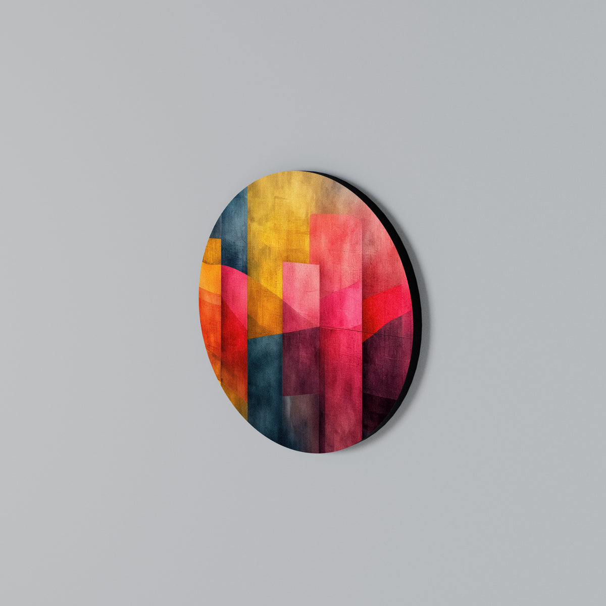 COLORFUL SOUNDS Στρογγυλός πίνακας ζωγραφικής