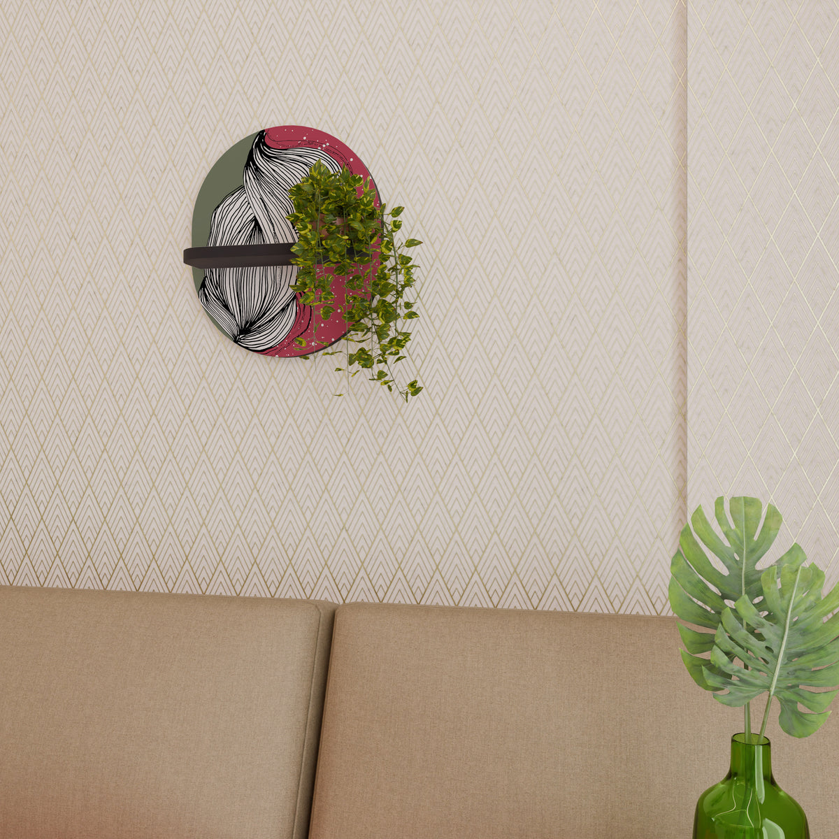 BE TOGETHER Art Shelf