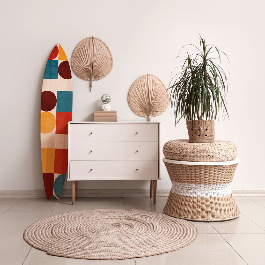 GEOMETRIC PUZZLE Surfboard Decorative Panel