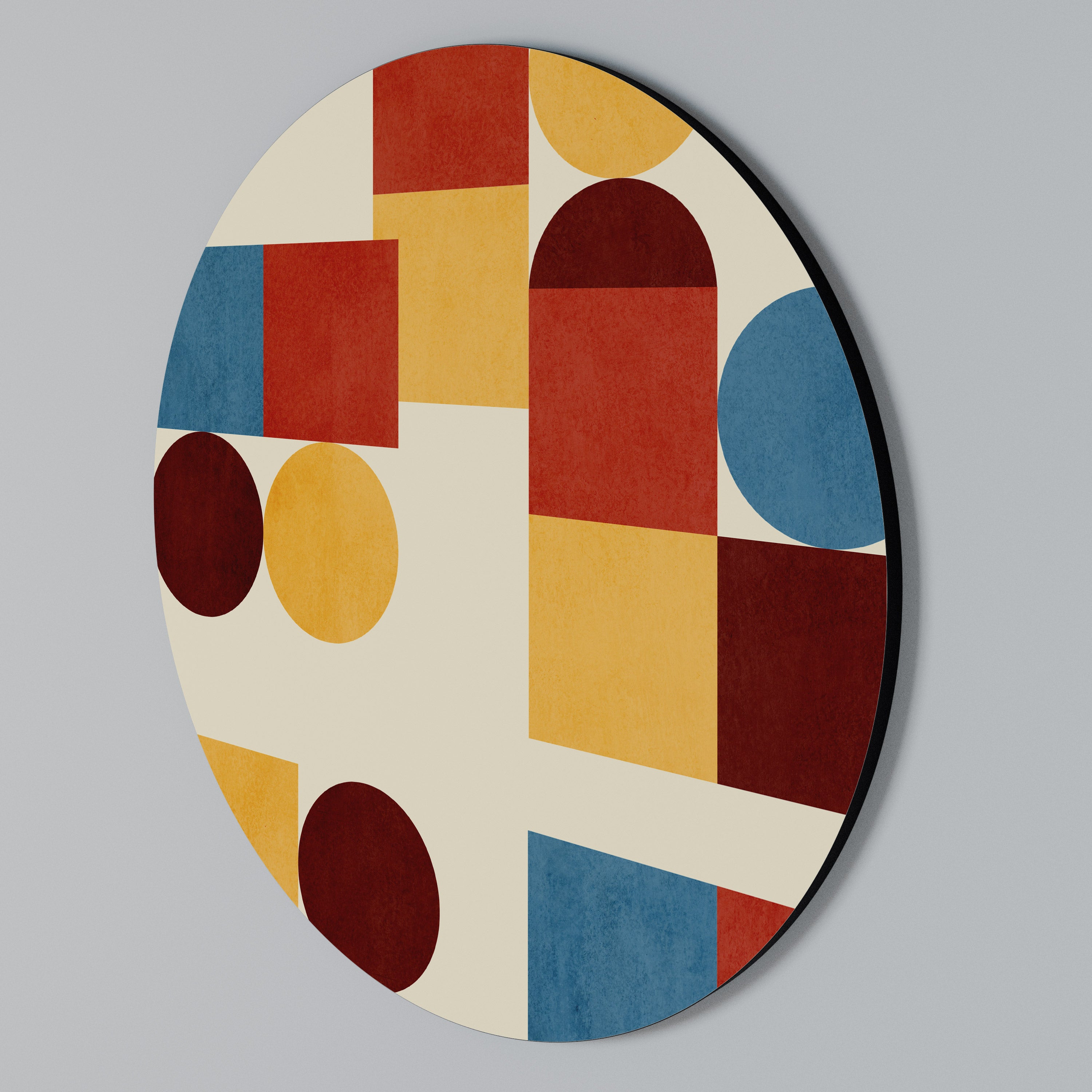 GEOMETRIC PUZZLE Στρογγυλός πίνακας ζωγραφικής
