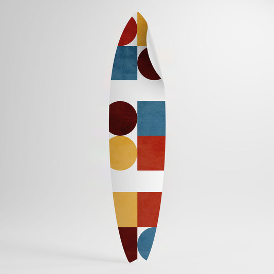 GEOMETRIC PUZZLE Αυτοκόλλητη Αφίσα "Surf"