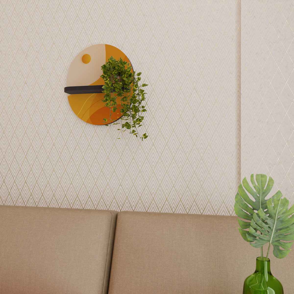 ORANGE ARRANGEMENT Διακοσμητικό Ράφι Art Shelf