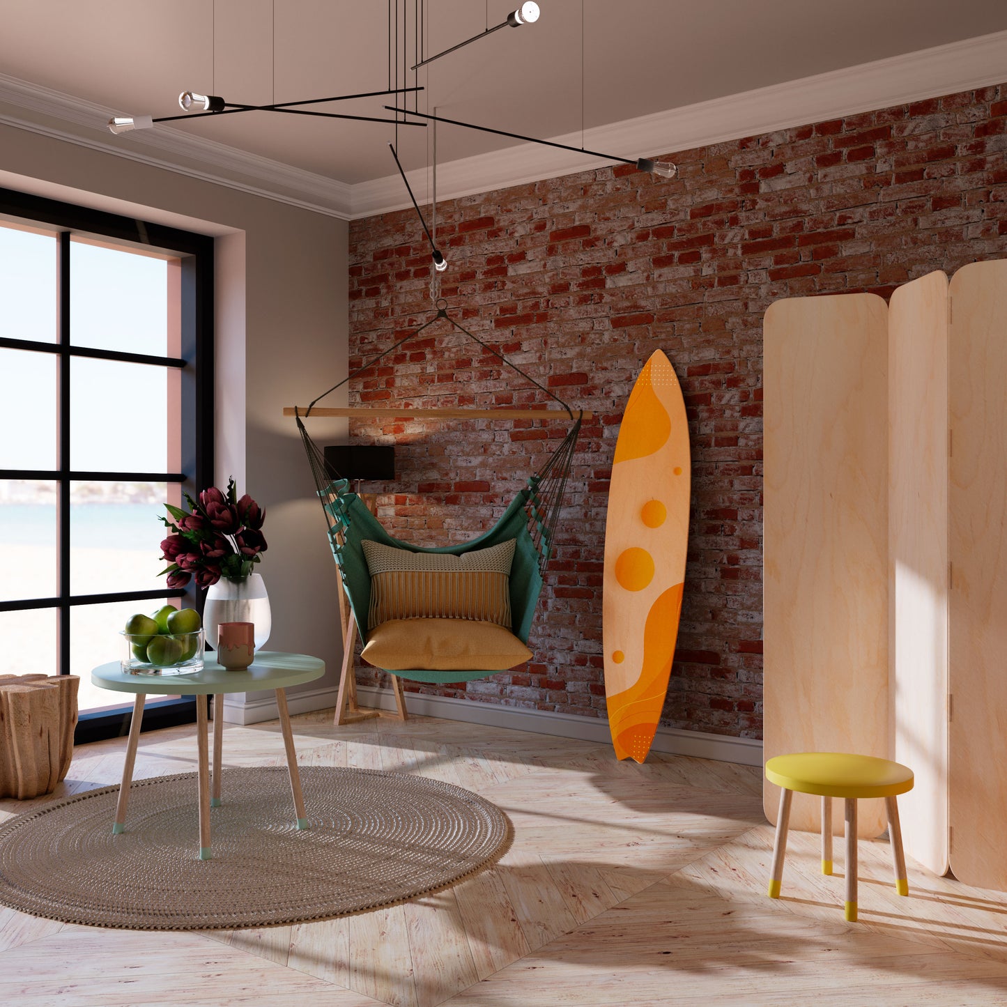 ORANGE ARRANGEMENT Διακοσμητική σανίδα Surf