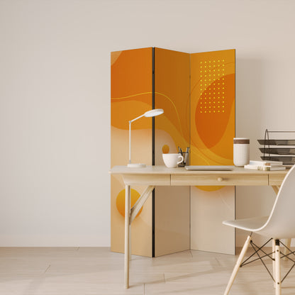 ORANGE ARRANGEMENT Παραβάν με 3 πάνελ