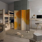 ORANGE ARRANGEMENT Παραβάν με 4 πάνελ