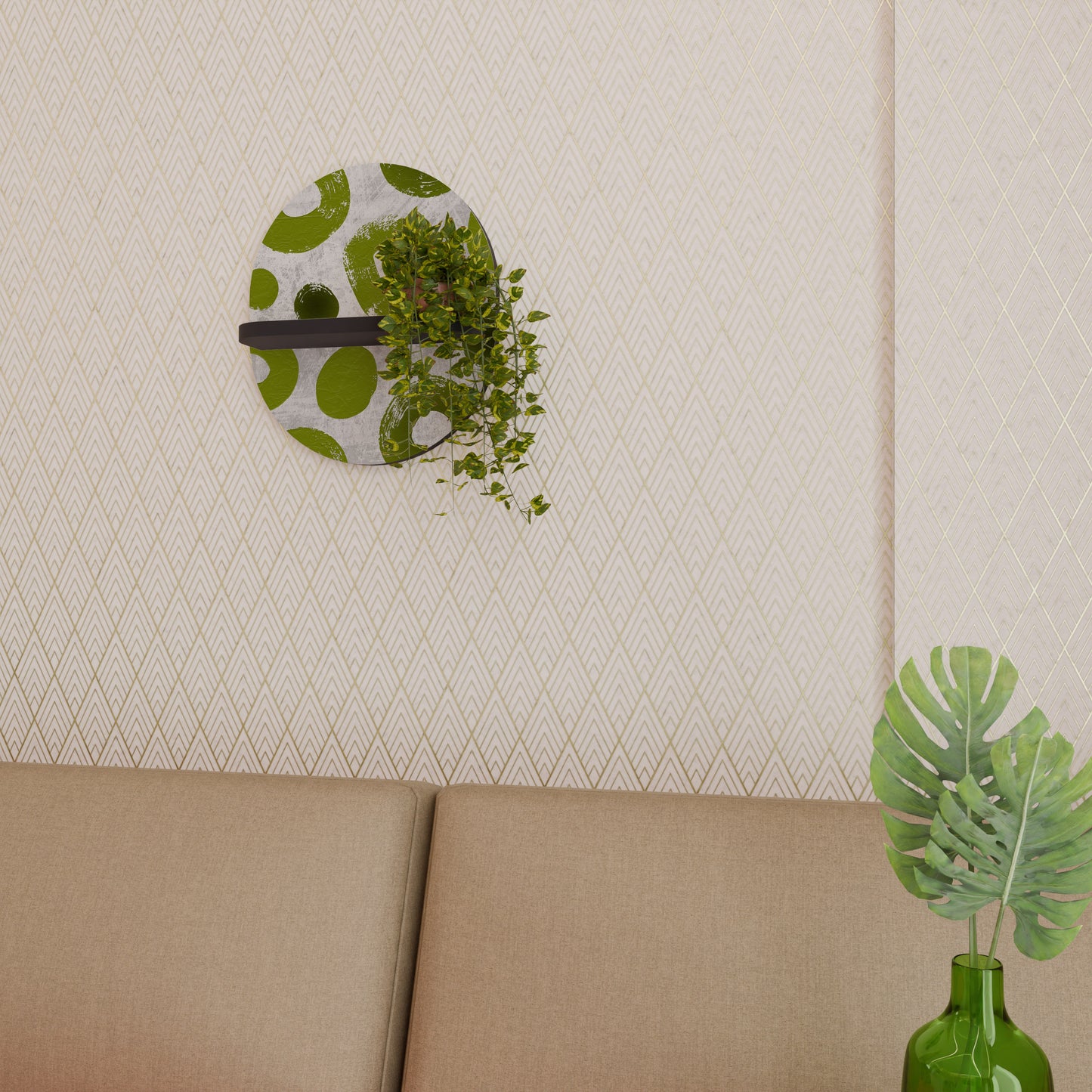 GREEN RHAPSODY Διακοσμητικό Ράφι Art Shelf
