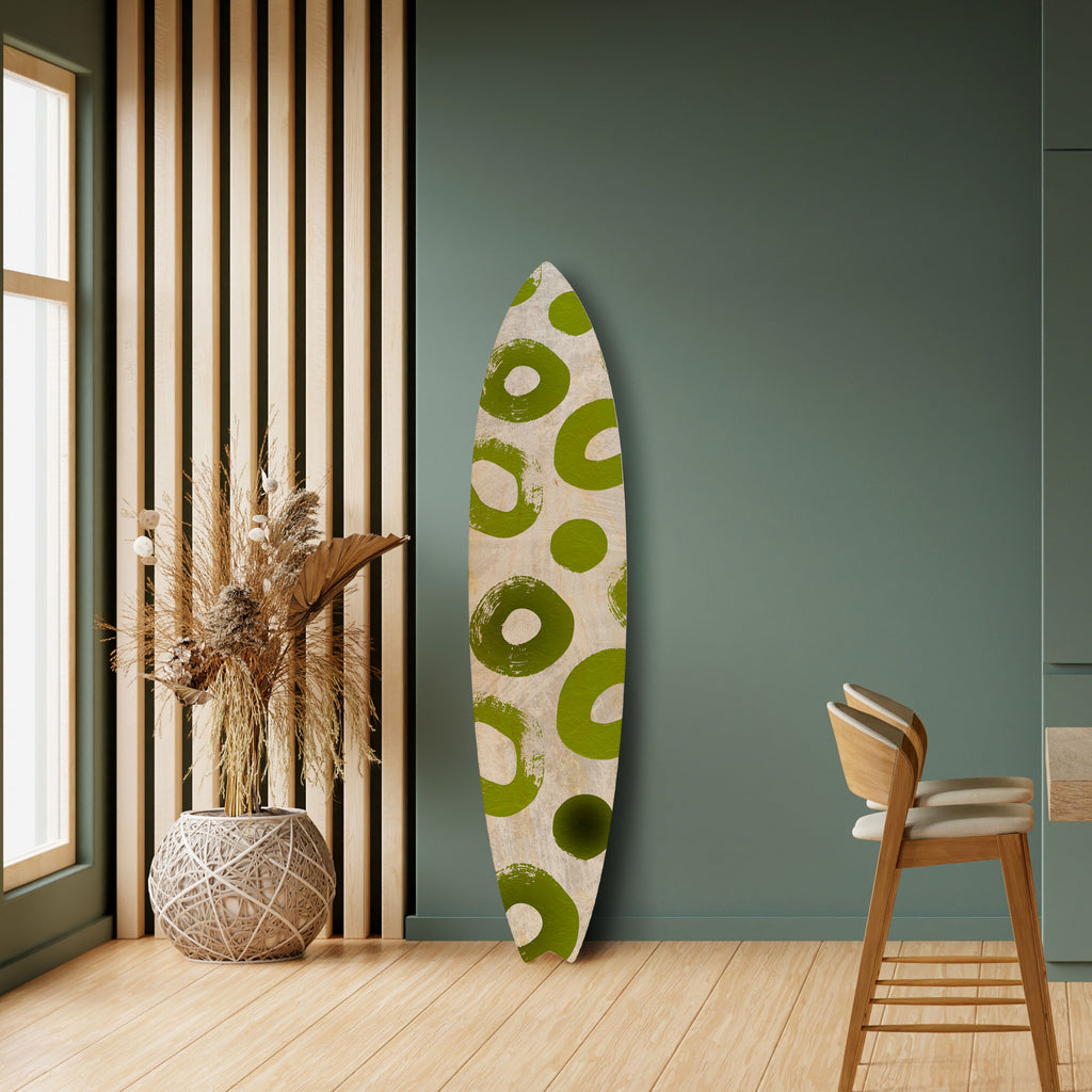 GREEN RHAPSODY Surfboard Decorative Panel