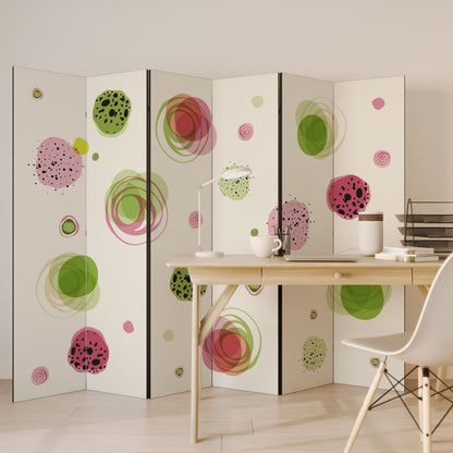 COLORFUL COSMOS 6-Panel Room Divider