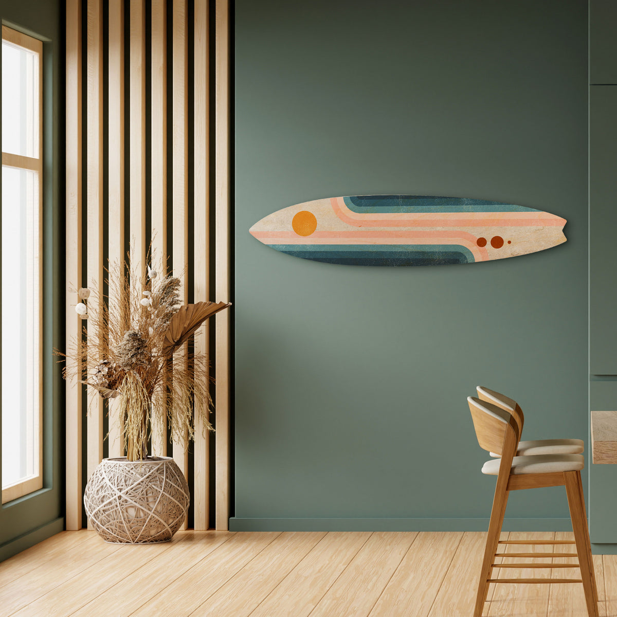TWO HALVES Surfboard Decorative Panel
