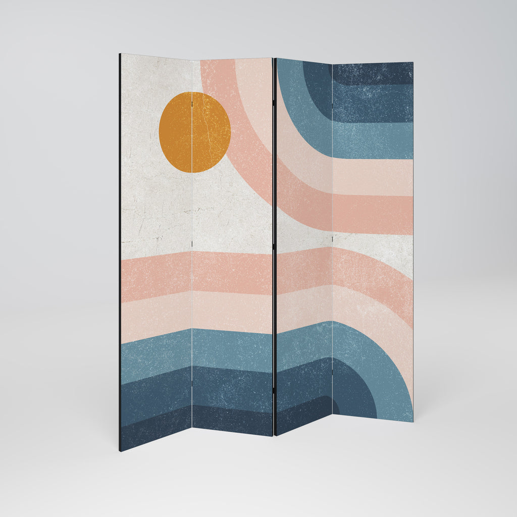 TWO HALVES Παραβάν με 4 πάνελ